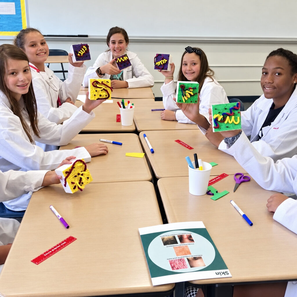 Little Scientists Explore Skin Anatomy