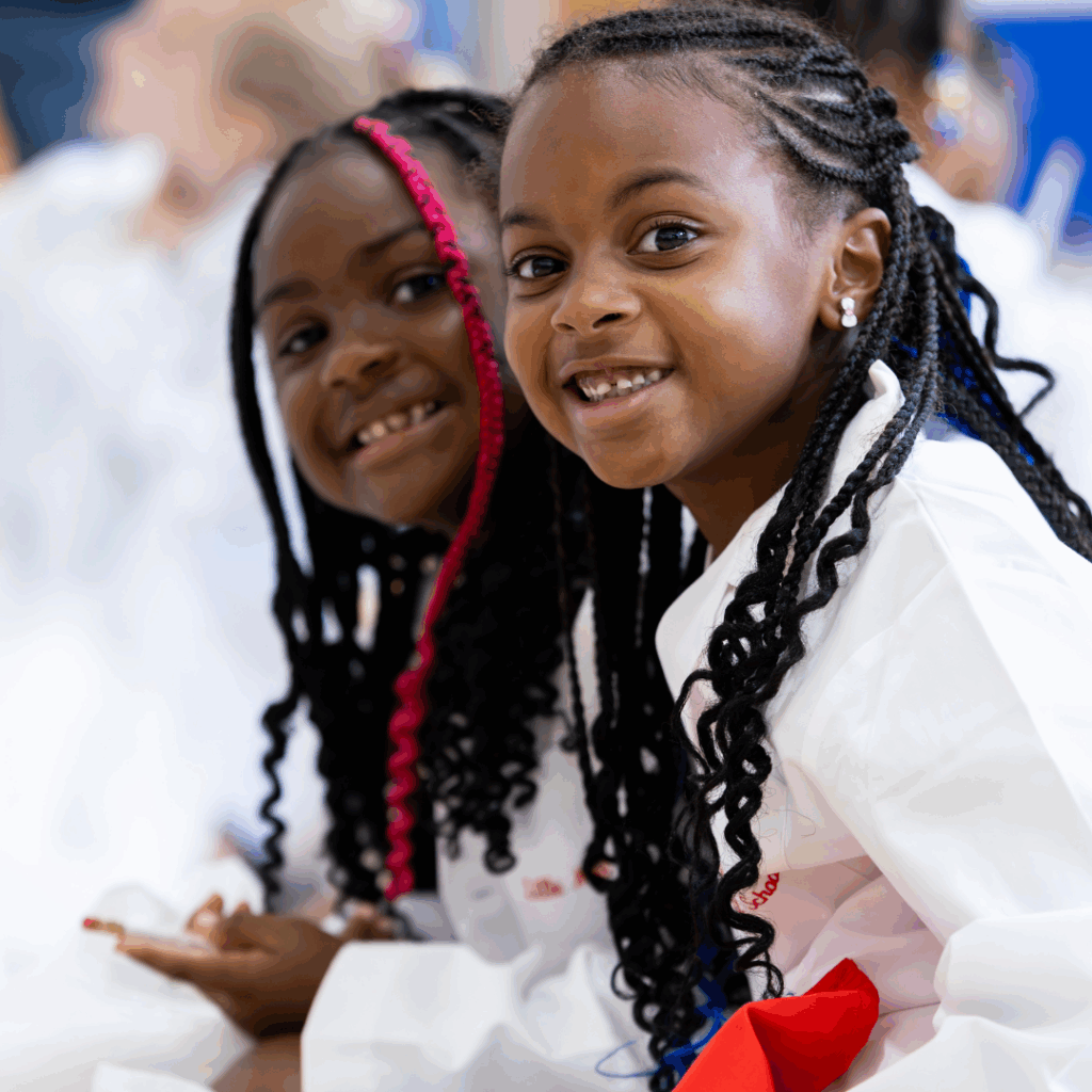 Elementary students using real medical tools in a Little Medical School® hands-on STEM program in South Florida through community sponsorship support.