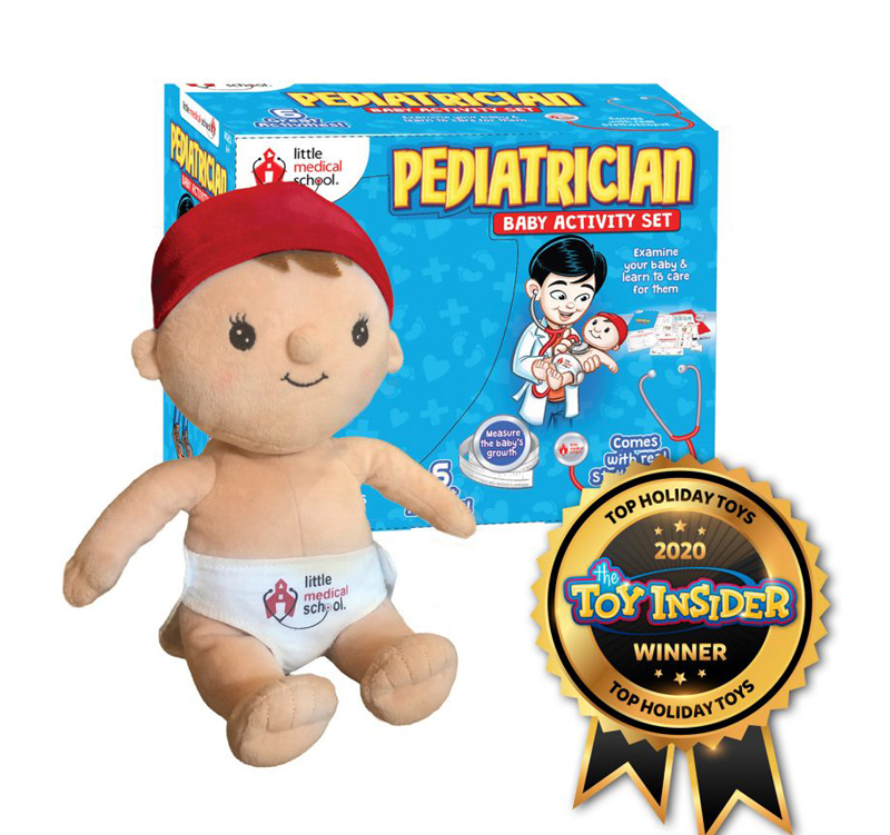 becoming a pediatrician kit set kids role play